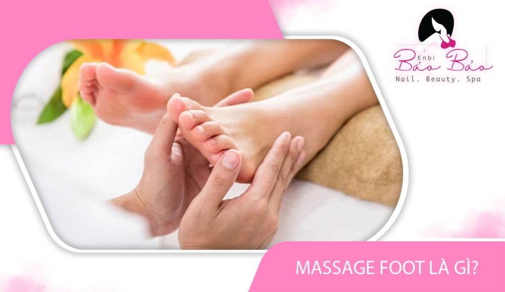 Massage chân đá nóng