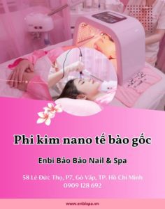 Phi kim nano tế bào gốc trẻ hóa căng bóng da