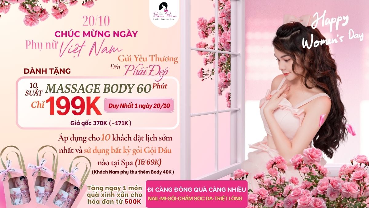 Khuyến mãi massage 20.10